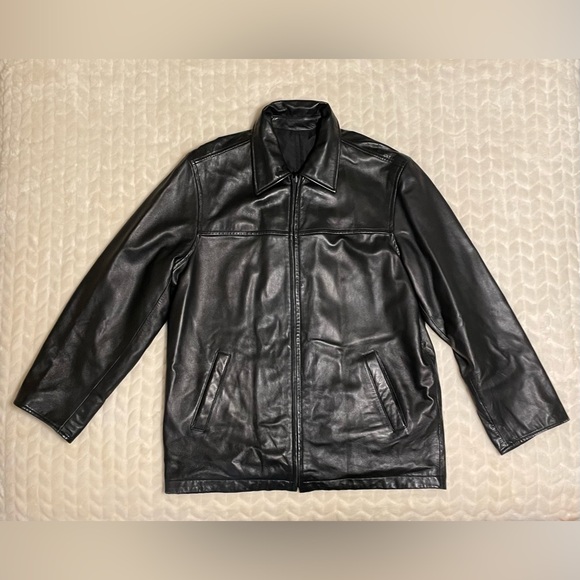 Pronto Uomo Other - GUC- Pronto Uomo Reversible Classic Black Leather Jacket